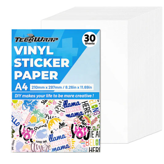 Printable Vinyl Matte White Starter Pack 30pc