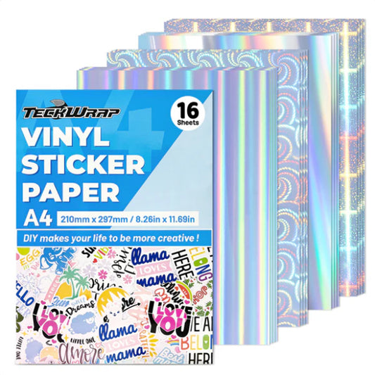 Printable Assorted Holo Vinyl Pack 16pc