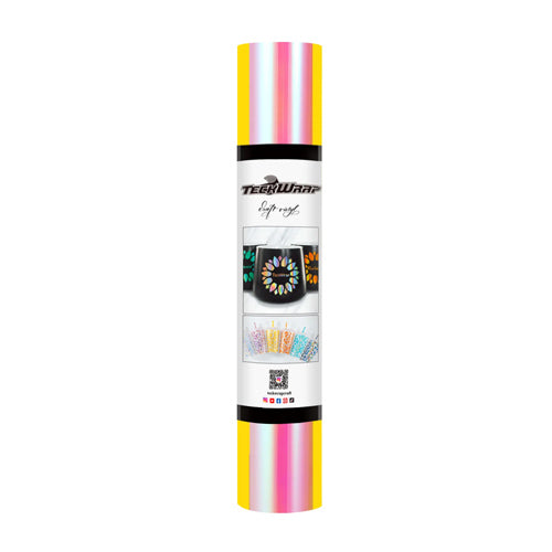Peach Yellow Pink Opal Adhesive Vinyl