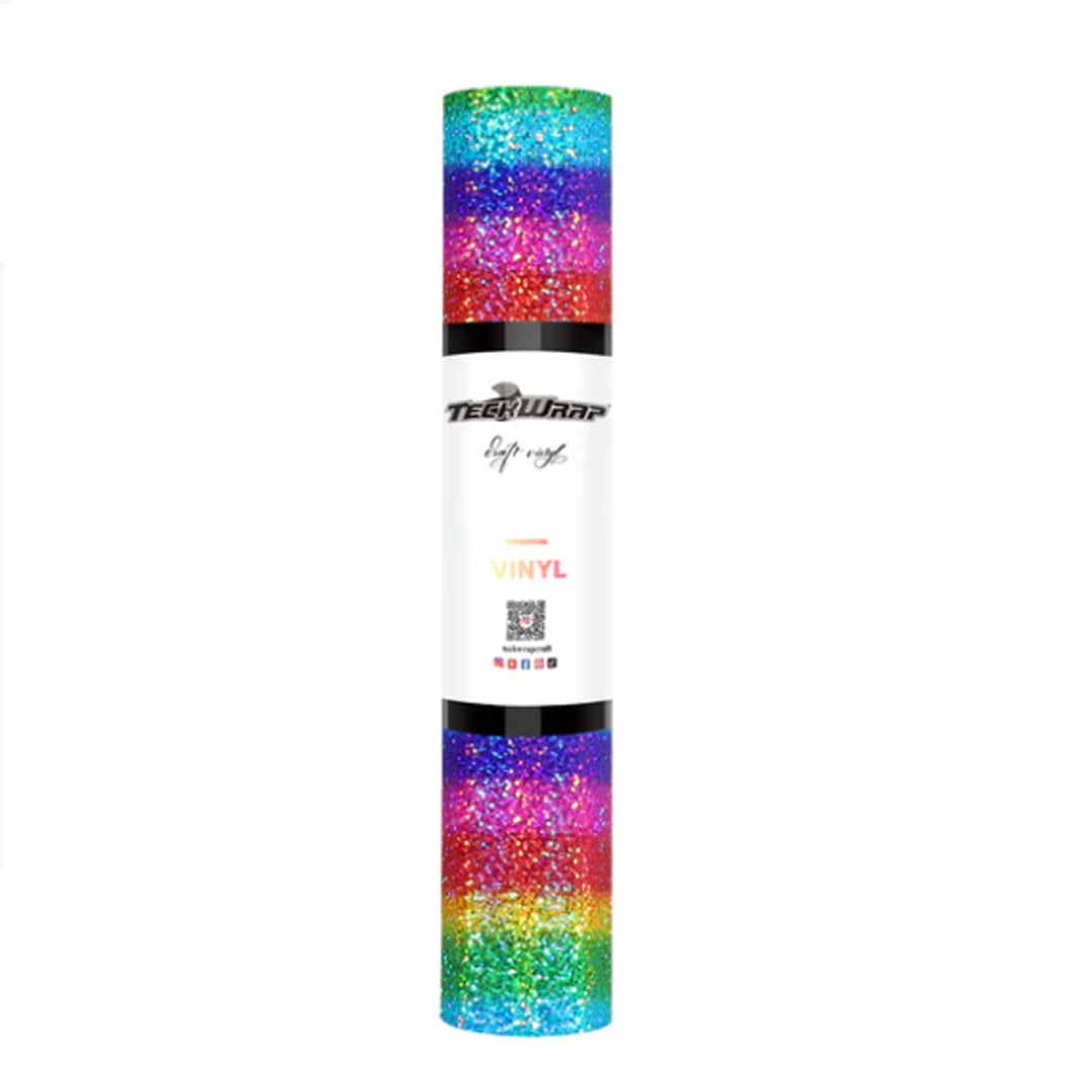 Rainbow Sparkle Adhesive Vinyl