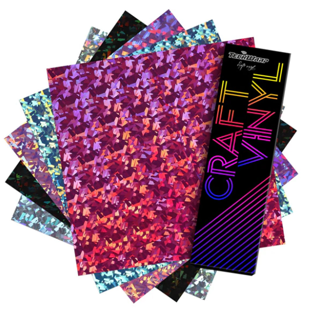 Glass Flower Adhesive Vinyl Pack