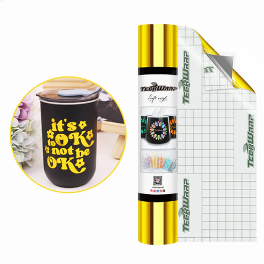 Mirror Chrome Gold Adhesive Vinyl
