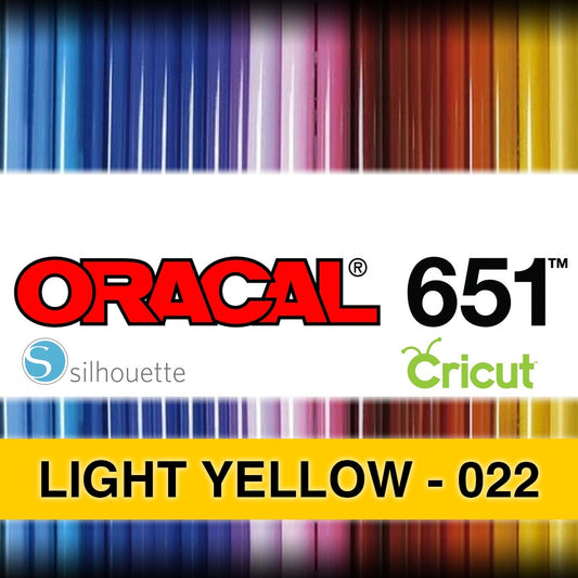 Light Yellow 022 Adhesive Vinyl