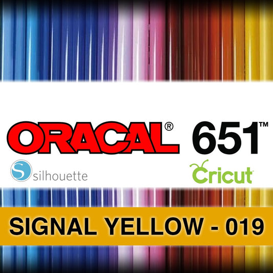 Signal Yellow 019 Adhesive Vinyl