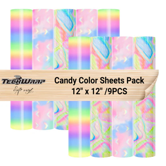 Candy Colour Vinyl Sheets Pack