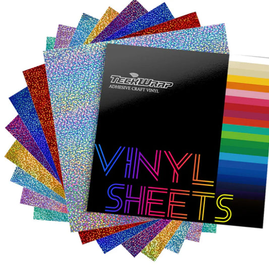 Holographic Sparkle Adhesive Vinyl Pack