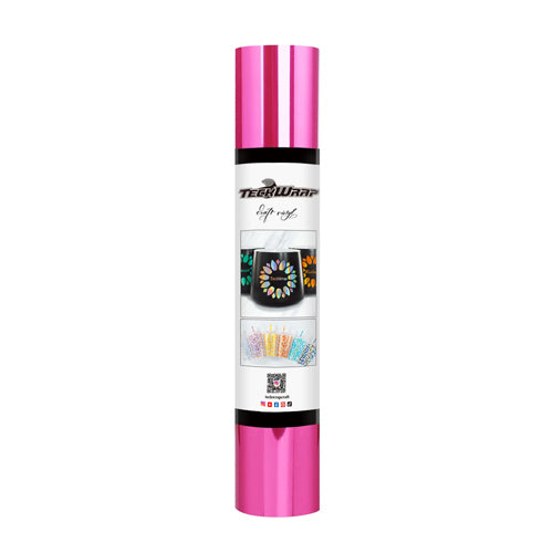 Mirror Chrome Royal Pink Adhesive Vinyl