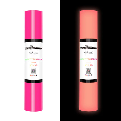 Neon Pink Glow In The Dark HTV