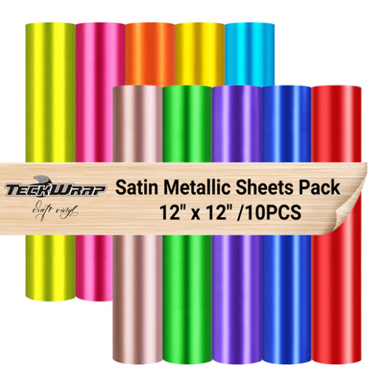 Satin Chrome Bright Adhesive Vinyl Pack