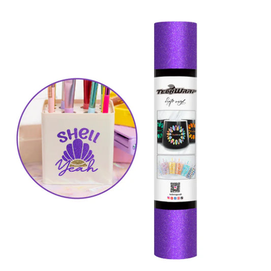 Purple Glitter Adhesive Vinyl