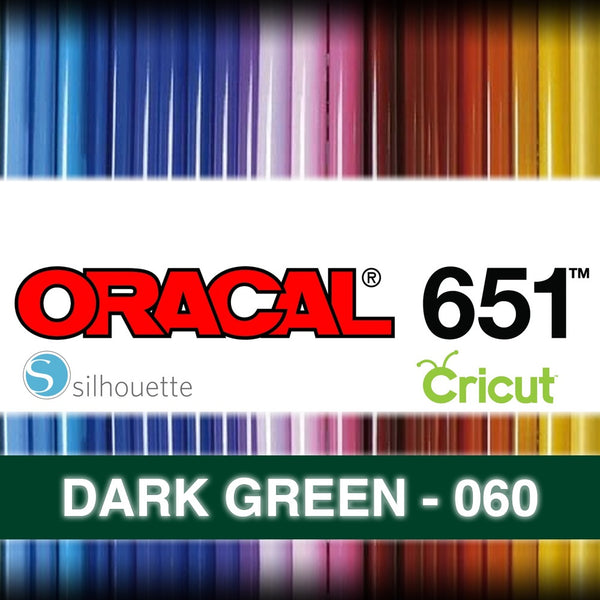 060 Dark Green Vinyl  Oracal 651 Adhesive Vinyl