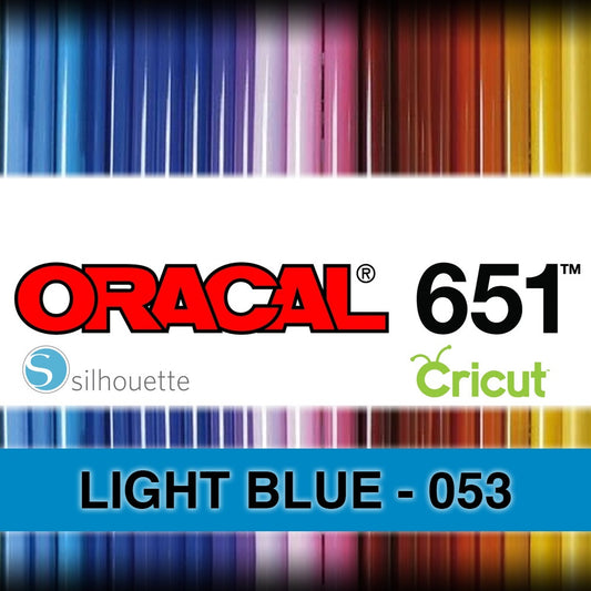 Light Blue 053 Adhesive Vinyl