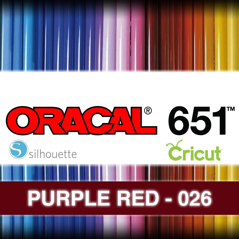 Purple Red 026 Adhesive Vinyl