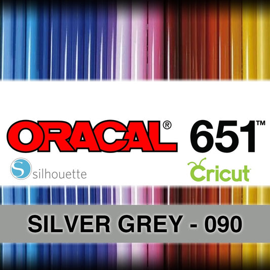 Silver Grey 090 Adhesive Vinyl
