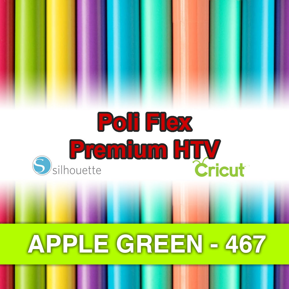 Apple Green 467 Poli Flex HTV Iron-on
