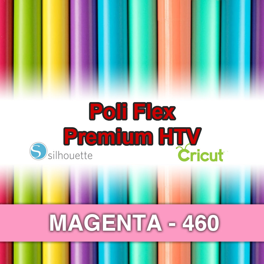 Magenta 460 Poli Flex HTV Iron-on