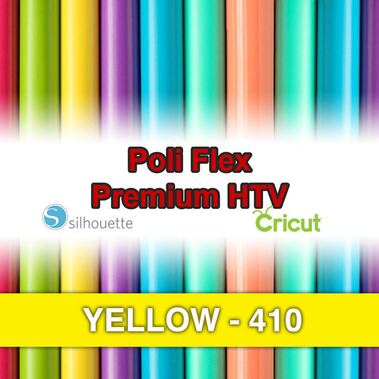 Yellow 410 Poli Flex HTV Iron-on